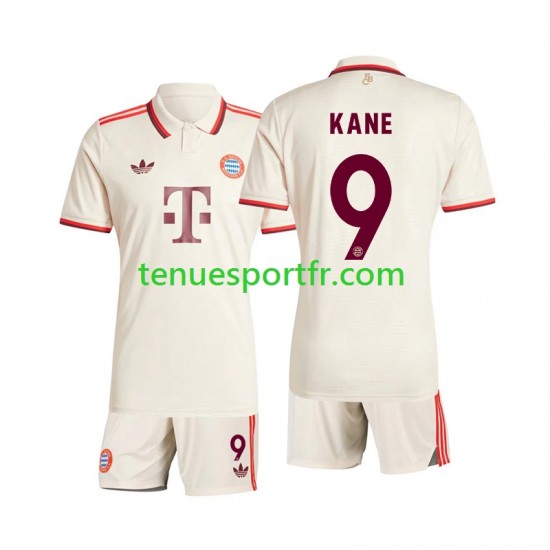 Kit Enfant Maillot Troisième Bayern Munich Kane 9 2024-2025 à Manches Courtes