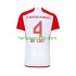 Homme Maillot Domicile Bayern Munich Matthijs de Ligt 4 2023-2024 à Manches Courtes