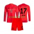 Kit Enfant Maillot Domicile Bayern Munich Michael Olise 17 2024-2025 à Manches Longues