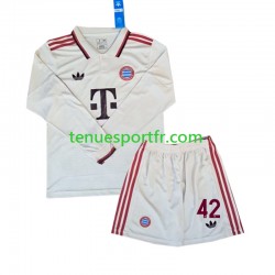 Kit Enfant Maillot Troisième Bayern Munich Musiala 42 2024-2025 à Manches Longues