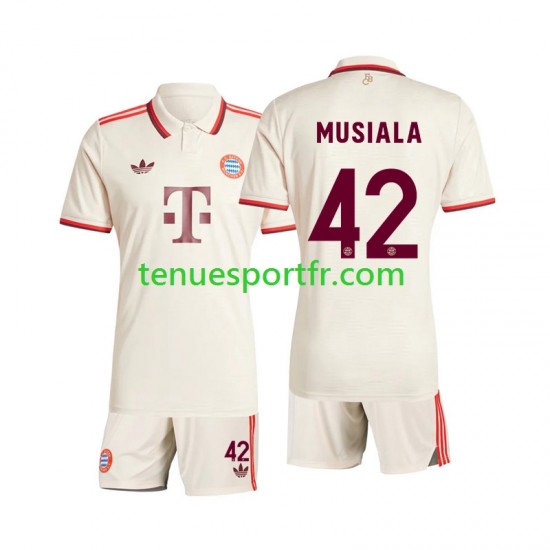 Kit Enfant Maillot Troisième Bayern Munich Musiala 42 2024-2025 à Manches Courtes