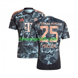 Homme Maillot Extérieur Bayern Munich Thomas Muller 25 2024-2025 à Manches Courtes