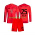 Kit Enfant Maillot Domicile Bayern Munich Thomas Muller 25 2024-2025 à Manches Longues