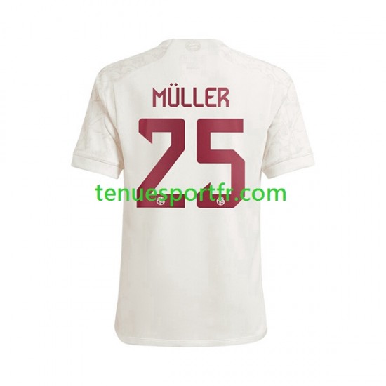 Homme Maillot Troisième Bayern Munich Thomas Muller 25 2023-2024 à Manches Courtes