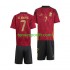 Kit Enfant Maillot Domicile Belgique De Bruyne 7 Euro 2024 à Manches Courtes