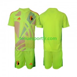 Kit Enfant Maillot Extérieur Belgique Gardien Euro 2024 à Manches Courtes