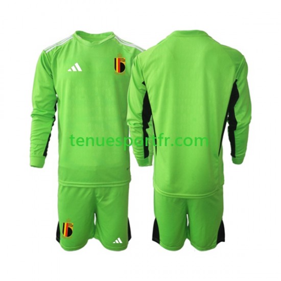 Kit Enfant Maillot Domicile Belgique Gardien 2021-2022 à Manches Longues