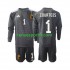 Kit Enfant Maillot Extérieur Belgique Gardien Courtois 1 2022 à Manches Longues