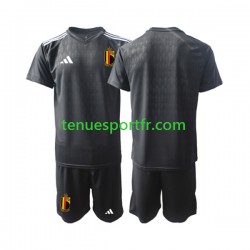 Kit Enfant Maillot Extérieur Belgique Gardien Courtois 1 2022 à Manches Courtes