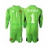 Kit Enfant Maillot Domicile Belgique Gardien Courtois 1 2021-2022 à Manches Longues