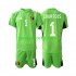 Kit Enfant Maillot Domicile Belgique Gardien Courtois 1 2021-2022 à Manches Courtes