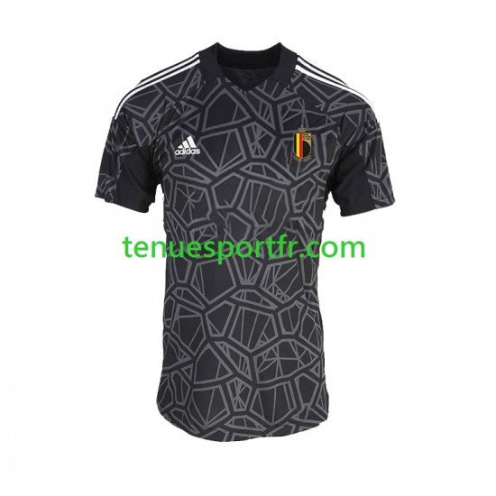 Homme Maillot Domicile Belgique Gardien World Cup 2022 à Manches Courtes