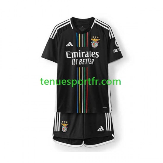 Kit Enfant Maillot Extérieur Benfica 2023-2024 à Manches Courtes