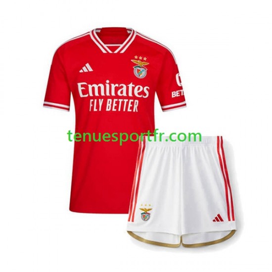 Kit Enfant Maillot Domicile Benfica 2023-2024 à Manches Courtes