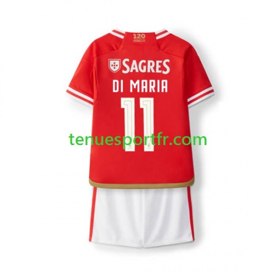 Kit Enfant Maillot Domicile Benfica Di Maria 11 2023-2024 à Manches Courtes