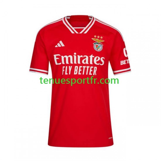 Homme Maillot Domicile Benfica 2023-2024 à Manches Courtes
