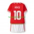 Kit Enfant Maillot Domicile Benfica Orkun Kokcu 10 2023-2024 à Manches Courtes