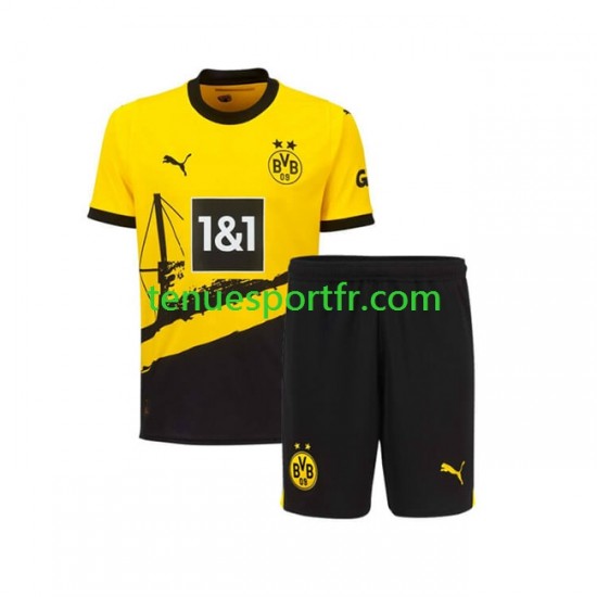 Kit Enfant Maillot Domicile Borussia Dortmund 2023-2024 à Manches Courtes