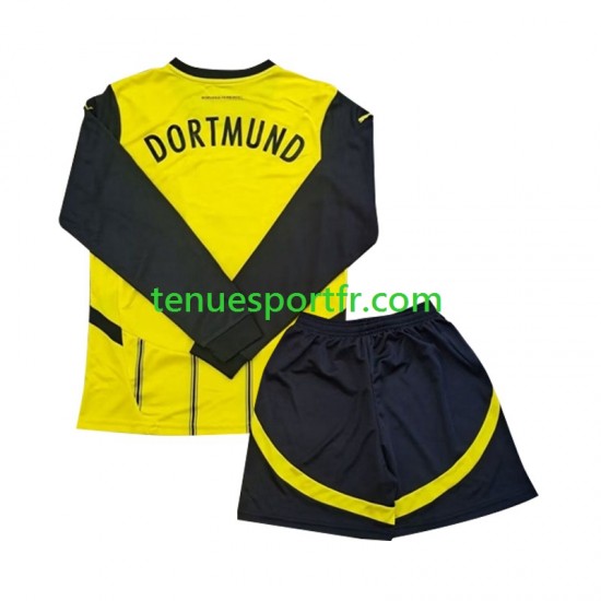 Kit Enfant Maillot Domicile Borussia Dortmund 2024-2025 à Manches Longues
