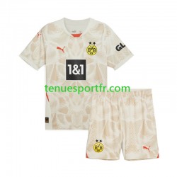 Kit Enfant Maillot Extérieur Borussia Dortmund Gardien 2024-2025 à Manches Courtes