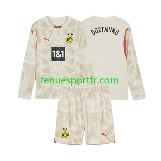 Kit Enfant Maillot Domicile Borussia Dortmund Gardien 2024-2025 à Manches Longues