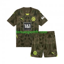 Kit Enfant Maillot Domicile Borussia Dortmund Gardien 2024-2025 à Manches Courtes
