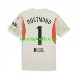 Homme Maillot Domicile Borussia Dortmund Gardien Gregor Kobel 1 2024-2025 à Manches Courtes