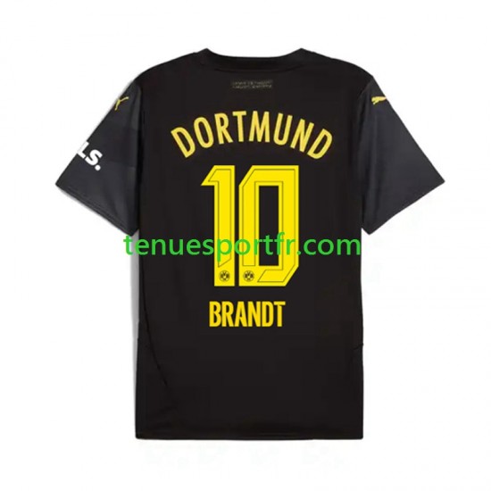 Homme Maillot Extérieur Borussia Dortmund Julian Brandt 10 2024-2025 à Manches Courtes