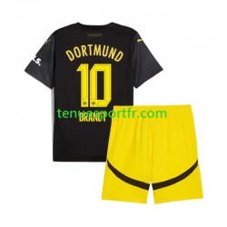 Kit Enfant Maillot Extérieur Borussia Dortmund Julian Brandt 10 2024-2025 à Manches Courtes