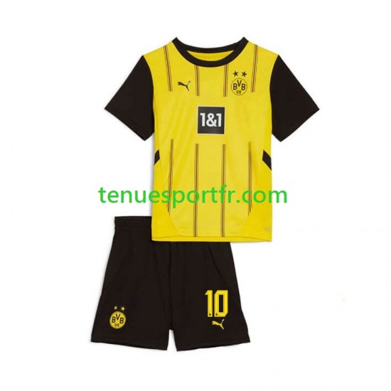 Kit Enfant Maillot Domicile Borussia Dortmund Julian Brandt 10 2024-2025 à Manches Courtes