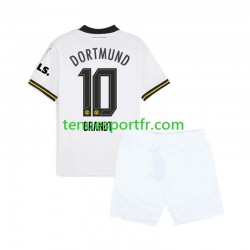 Kit Enfant Maillot Troisième Borussia Dortmund Julian Brandt 10 2024-2025 à Manches Courtes