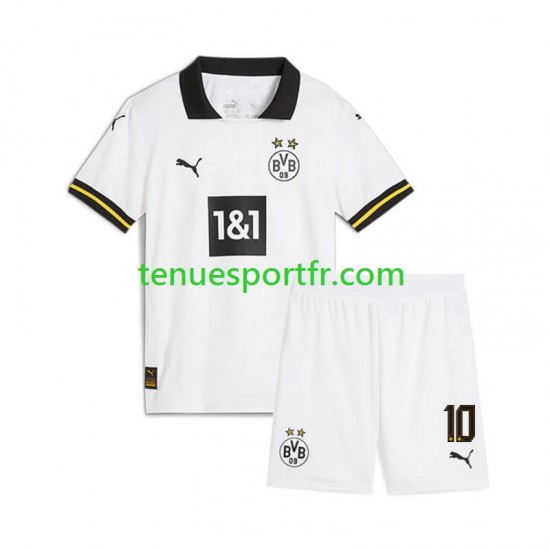 Kit Enfant Maillot Troisième Borussia Dortmund Julian Brandt 10 2024-2025 à Manches Courtes