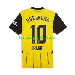 Homme Maillot Domicile Borussia Dortmund Julian Brandt 10 2024-2025 à Manches Courtes