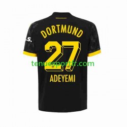 Homme Maillot Extérieur Borussia Dortmund Karim Adeyemi 27 2023-2024 à Manches Courtes