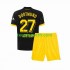 Kit Enfant Maillot Extérieur Borussia Dortmund Karim Adeyemi 27 2023-2024 à Manches Courtes