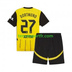 Kit Enfant Maillot Domicile Borussia Dortmund Karim Adeyemi 27 2024-2025 à Manches Courtes