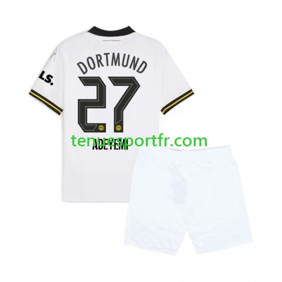 Kit Enfant Maillot Troisième Borussia Dortmund Karim Adeyemi 27 2024-2025 à Manches Courtes
