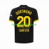 Homme Maillot Extérieur Borussia Dortmund Marcel Sabitzer 20 2023-2024 à Manches Courtes