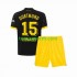 Kit Enfant Maillot Extérieur Borussia Dortmund Mats Hummels 15 2023-2024 à Manches Courtes