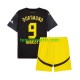 Kit Enfant Maillot Extérieur Borussia Dortmund Serhou Guirassy 9 2024-2025 à Manches Courtes