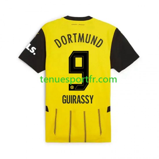 Homme Maillot Domicile Borussia Dortmund Serhou Guirassy 9 2024-2025 à Manches Courtes