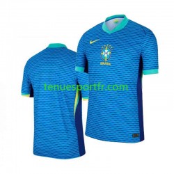 Homme Maillot Extérieur Brésil Copa America 2024 à Manches Courtes
