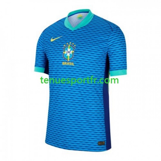 Homme Maillot Extérieur Brésil Copa America 2024 à Manches Courtes