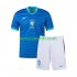 Kit Enfant Maillot Extérieur Brésil Copa America 2024 à Manches Courtes