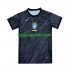 Homme Maillot Extérieur Brésil Gardien Copa America 2024 Noir à Manches Courtes