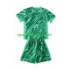 Kit Enfant Maillot Troisième Brésil Gardien 2024 Vert à Manches Courtes