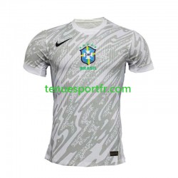 Homme Maillot Domicile Brésil Gardien Copa America 2024 à Manches Courtes
