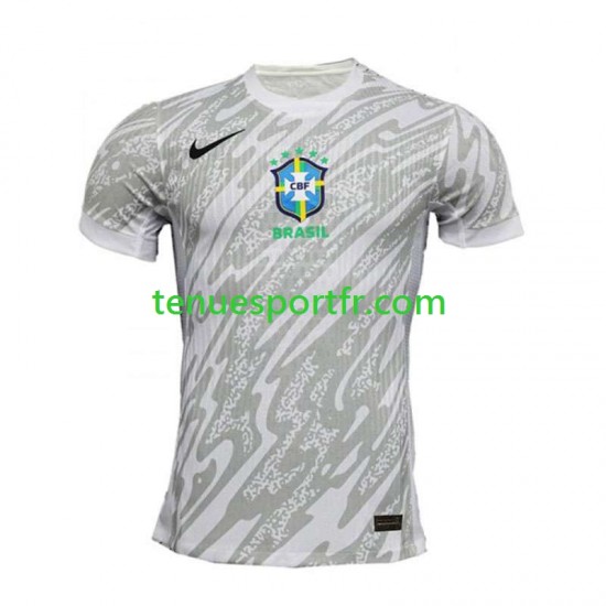 Homme Maillot Domicile Brésil Gardien Copa America 2024 à Manches Courtes