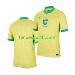 Homme Maillot Domicile Brésil Copa America 2024 à Manches Courtes