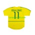 Homme Maillot Retro Domicile Brésil RONALDINHO 11 2002 à Manches Courtes